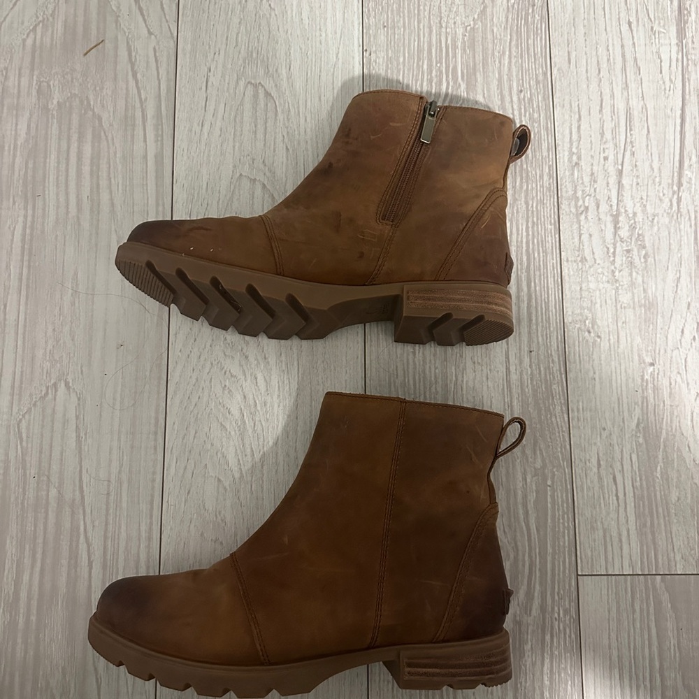 Sorel Tan Ankle Boots